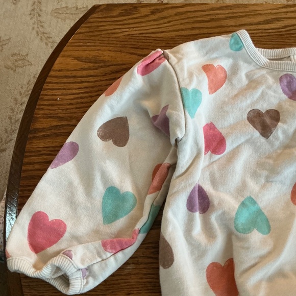 Carter’s Little Heart Cardigan 2 piece set in Ivory/Pink Combo Sz 24 months EUC - Picture 11 of 15